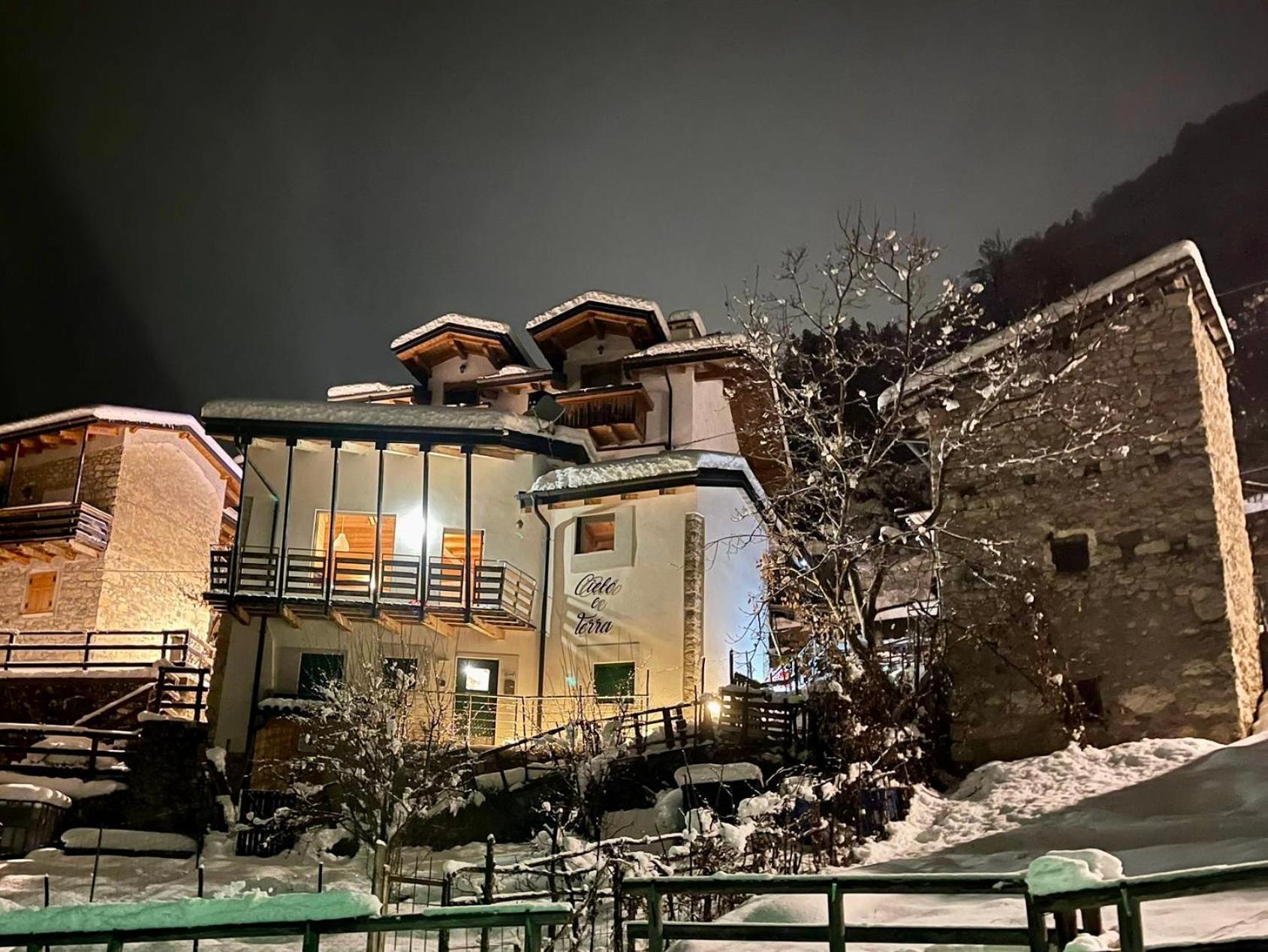 Cielo E Terra Chalet Zencheri Con Vista Panoramica Piazza  Esterno foto